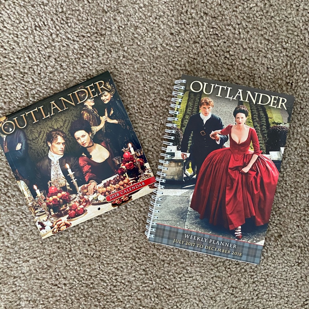 2018 daily and monthly Outlander calendar